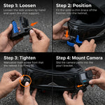 ZORBES® Motorcycle Helmet Chin Mount for Action Cameras