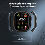 ZORBES® Metal Bumper Case Cover for Apple Watch Ultra 3/2/1 49mm
