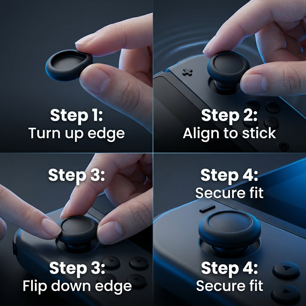 ZORBES® Silicone Thumb Grips Joystick Caps for Nintendo Switch 2