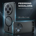 ZORBES® Matte PC Magnetic Case with Lens Protection for Vivo X300