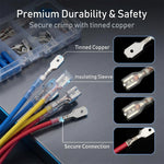 Serplex® 270Pcs Male & Female Spade Terminal Connectors Kit