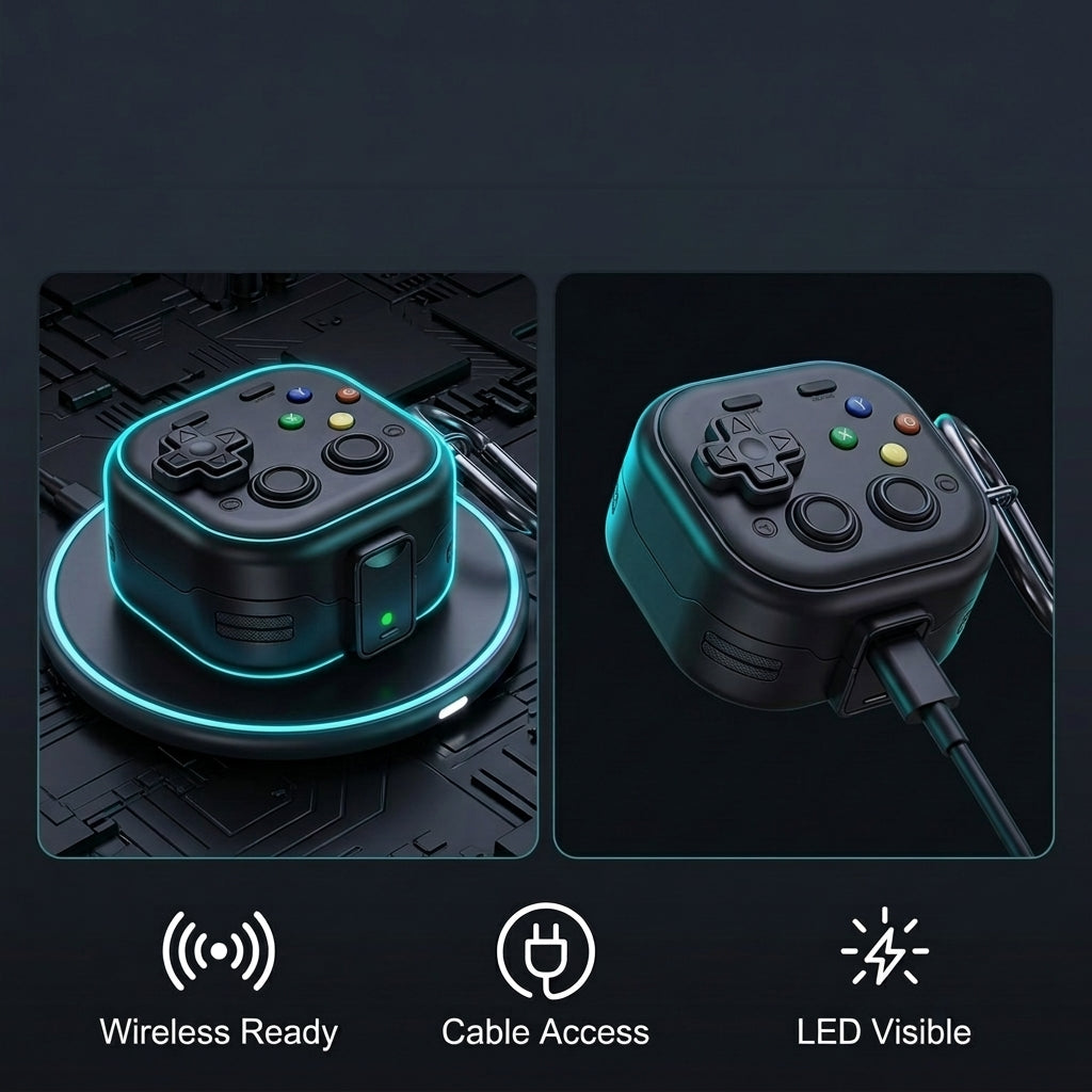 ZORBES® Retro Game Console Case for Galaxy Buds 4/4 Pro