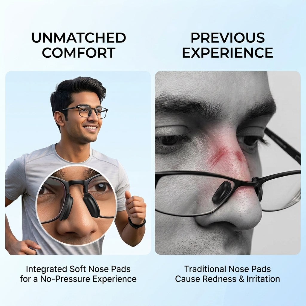 ZORBES® Air Cushion Glasses Nose Pads Anti-Slip Silicone Set