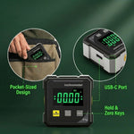 Serplex® Digital LCD Magnetic Angle Gauge with Cross Laser