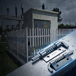 Serplex® 4Pcs Spring Loaded Barrel Bolt Latches Stainless Steel