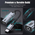 Verilux® 3 in 1 Type C to 3.5mm Hi-Res Audio and PD 60W Adapter