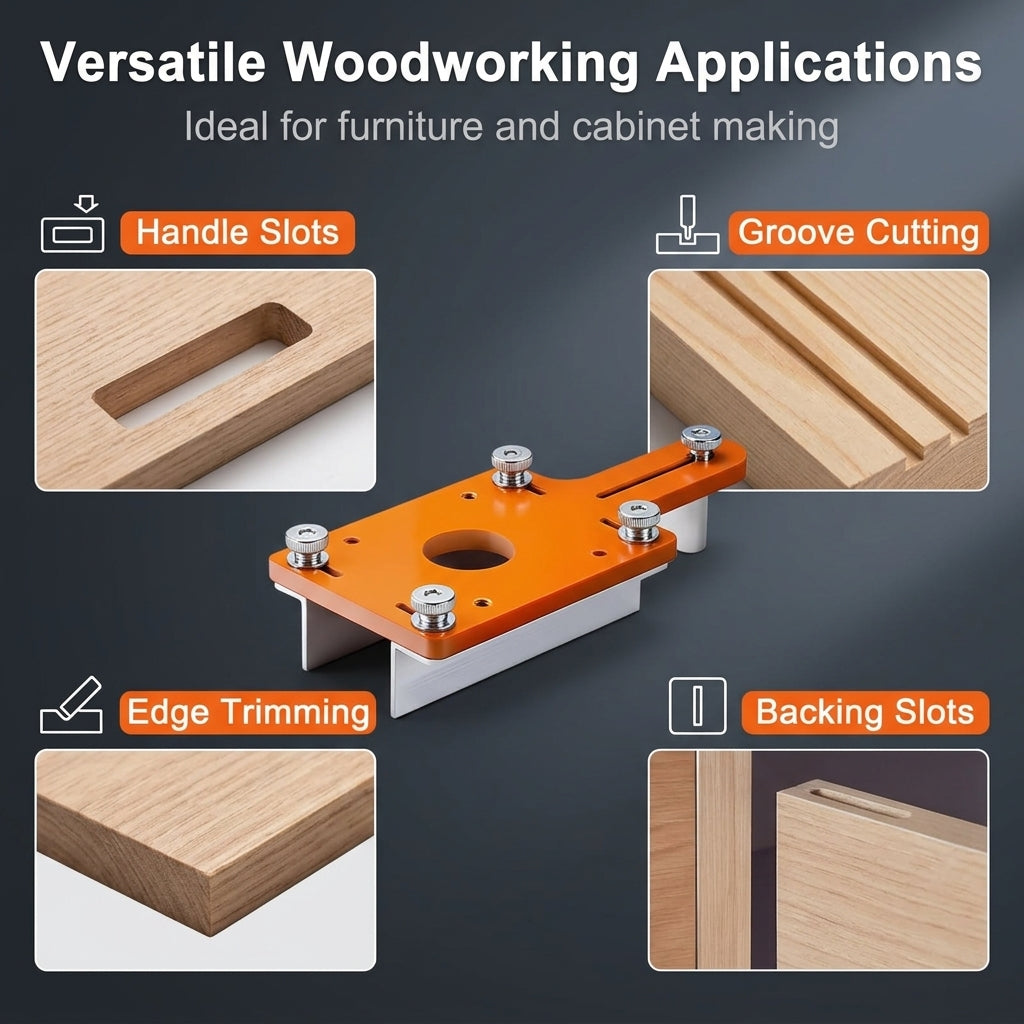 Serplex® Trim Router Slotting Tool and Adjustable Jig Set