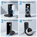 ZORBES® Outlet Wall Mount Holder for Echo Spot Smart Alarm Clock
