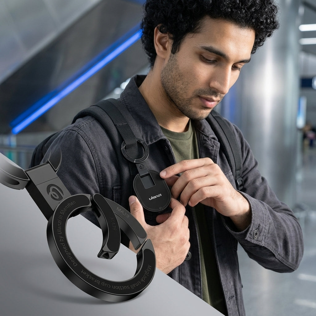 ZORBES® Foldable Magnetic Phone Holder with Suction Cup Mount