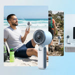 Verilux® Portable Handheld Mini Fan Foldable Turbo Fan with LED Display