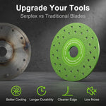 Serplex® 3Pcs Diamond Saw Blades for Angle Grinder 10cm