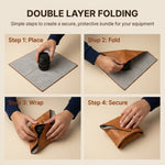 ZORBES® 45x45cm Self Folding Camera Lens Wrap Protective Cloth