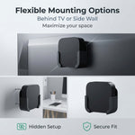 ZORBES® Apple TV 4K Wall Mount Holder with Silicone Remote Case