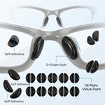 ZORBES® Air Cushion Glasses Nose Pads Anti-Slip Silicone Set