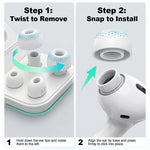 ZORBES® 5 Pairs Silicone Ear Tips for AirPods Pro 3 with Cleaning Pen