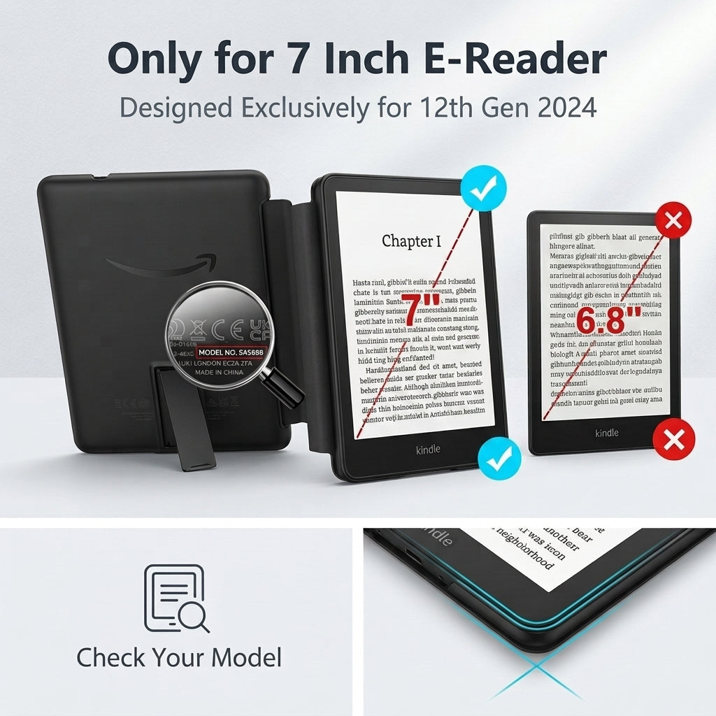 ZORBES® Deer Flip Case for Kindle Paperwhite 12th Gen 7 Inch