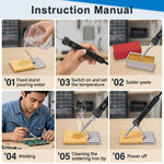 Serplex 100W Soldering Iron Kit with LCD Display