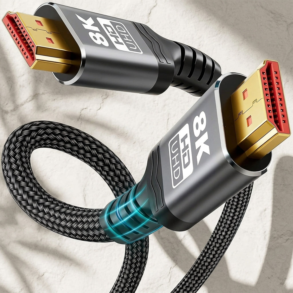 Verilux® Cable HDMI 2.1 2M 8K@60Hz 4K@120Hz para PS5 Xbox PC TV