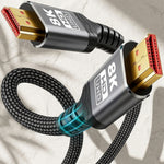 Verilux® Cable HDMI 2.1 2M 8K@60Hz 4K@120Hz para PS5 Xbox PC TV