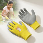 Serplex® Kids Gardening Gloves Ages 8-11 Rubber Coated Yard Work