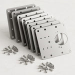 Serplex 8pcs Cabinet Hinge Repair Plate