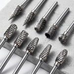 Serplex Tungsten Carbide Rotary Burr Set