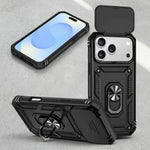 ZORBES® Heavy Duty Case for iPhone 16 Pro Max with Stand & Lens Cover