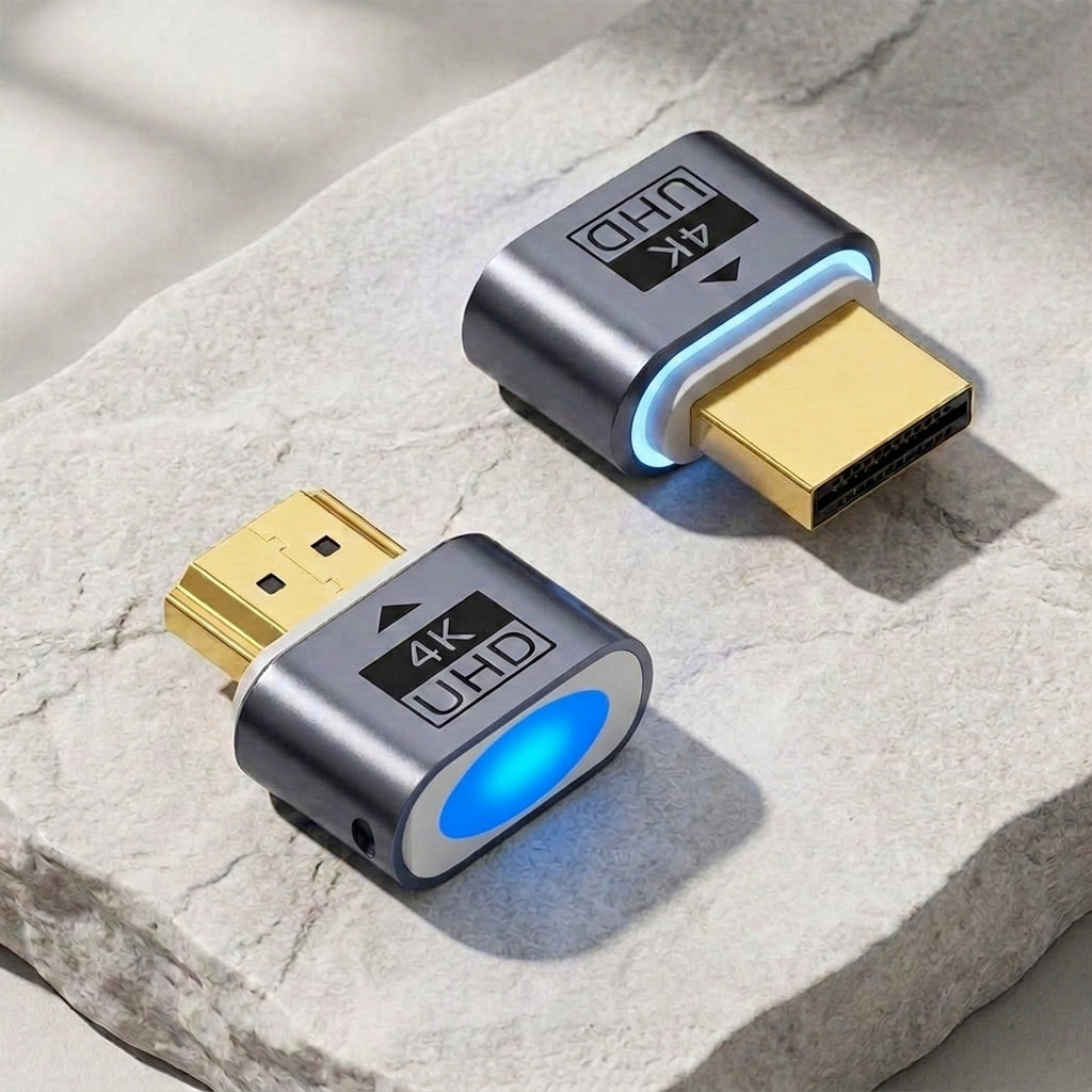 ZORBES® 2 Pack 4K HDMI Dummy Plug Virtual Display Adapter