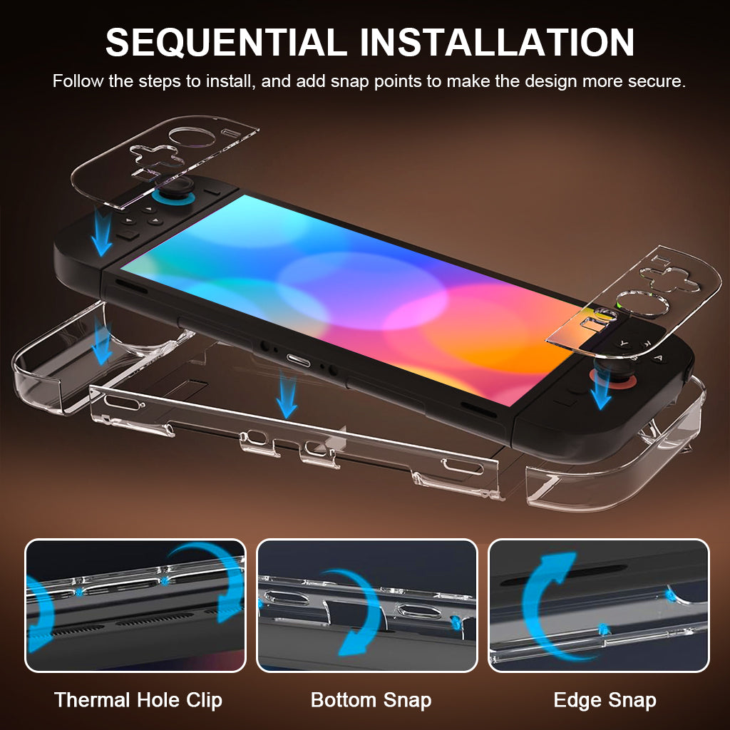 ZORBES® Clear Case Compatible with Switch 2 (2025)
