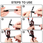 ZORBES® Data Cable Organizer Silicone Headphone Organizers,