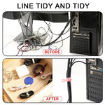 ZORBES® Data Cable Organizer Silicone Headphone Organizers,