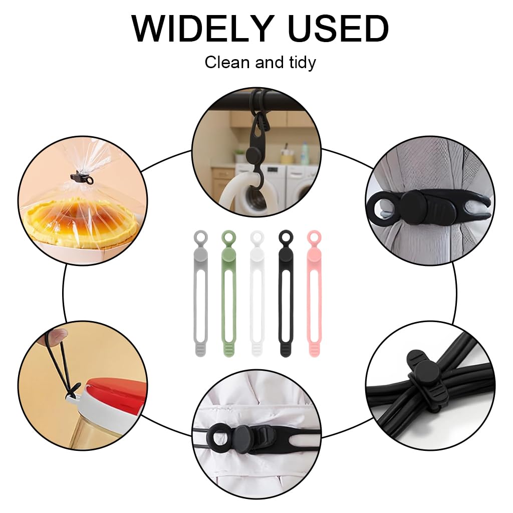 ZORBES® Data Cable Organizer Silicone Headphone Organizers,