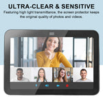 ZORBES® Compatible with Echo Show 8, Touchscreen Smart Speaker HD Screen Protector, Anti-scratch Tempered Glass, Bubble Free Anti-glare Screen Protectors, Pack of 3