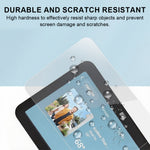 ZORBES® Compatible with Echo Show 8, Touchscreen Smart Speaker HD Screen Protector, Anti-scratch Tempered Glass, Bubble Free Anti-glare Screen Protectors, Pack of 3