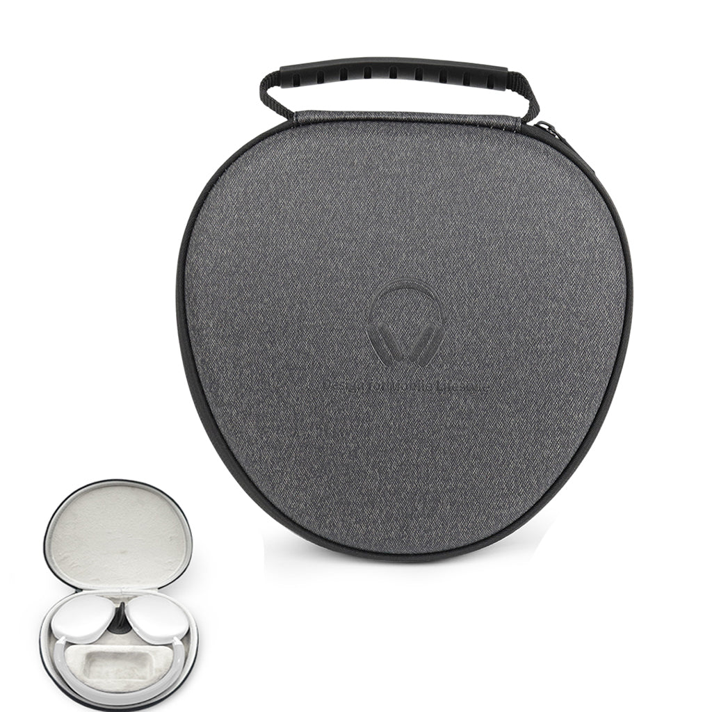 ZORBES® Travel Case for Airpods Max, Fashion Travel EVA Hard Shell Protective Headset Bag with Handle Soft Plush Lining Smart Music Headphones Case