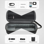 ZORBES® Estuche de transporte para cámara os*mo Pocket 3, bolsa de almacenamiento os*mo Pocket 3 con correa de mano, bolsa de viaje para accesorios de cámara os*mo Pocket 3, no incluida