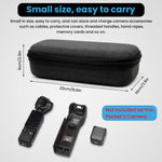 ZORBES® Estuche de transporte para cámara os*mo Pocket 3, bolsa de almacenamiento os*mo Pocket 3 con correa de mano, bolsa de viaje para accesorios de cámara os*mo Pocket 3, no incluida