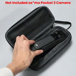 ZORBES® Estuche de transporte para cámara os*mo Pocket 3, bolsa de almacenamiento os*mo Pocket 3 con correa de mano, bolsa de viaje para accesorios de cámara os*mo Pocket 3, no incluida