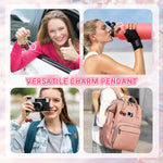 ZORBES® Red Cherry Keychains Aesthetic Bag Charms with Pearl Charm Loop, Fashion Cute Key Chain for Girls Sweetly Stylish Keyring Cherry Charms for Bags Car Accessories Birthday Unique Gifts for Women