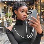ZORBES® Phone Lanyard for Phone Case, Sparkling Cell Phone Wrist Strap for All Phone Case,Universal Phone Neck Strap and Wrist Strap
