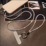 ZORBES® Phone Lanyard for Phone Case, Sparkling Cell Phone Wrist Strap for All Phone Case,Universal Phone Neck Strap and Wrist Strap