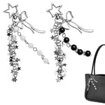 ZORBES® 2Pcs Cute Phone Charms for Girls, Crystal Four-Leaf Clover Mobile Charms for Women Phone Accessories for Girls, Aesthetic Charms Phone Chain Accessories for Phones, Keychains, Bags, Headphones