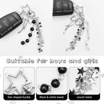 ZORBES® 2Pcs Cute Phone Charms for Girls, Crystal Four-Leaf Clover Mobile Charms for Women Phone Accessories for Girls, Aesthetic Charms Phone Chain Accessories for Phones, Keychains, Bags, Headphones
