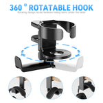 ZORBES® KDD 2 in 1 Headphone Hanger with Desk Cup Holder