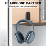 ZORBES® Headphone Stand for Desk, Foldable Sticky Headset Stand Holder
