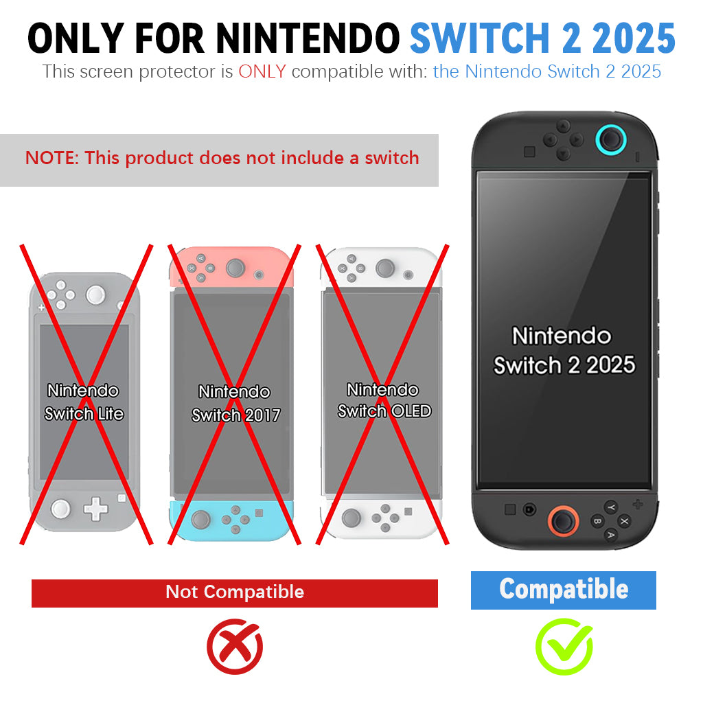 ZORBES® ORBES Auto-Alignment OneTouch for Switch 2 Screen Protector