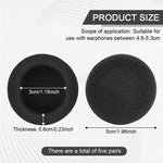 ZORBES® Ear Cushions Foam Replacement for Supra Plus Encore and Most Standard Size Office Telephone Headsets