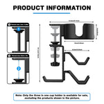 ZORBES® 360° Rotating Controller Headphone Holder