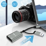 ZORBES® SD Card Reader, High-Speed USB 3.0 to Micro SD Card Adapter