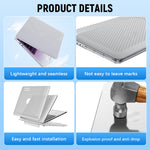 ZORBES® Funda Compatible con MacBook Air de 13, 6 Pulgada (2024/2022) [A3113 M3/ A2681 M2] con Funda para Teclado, Funda Protectora Antigolpes y Soporte Plegable para MacBook Air de 13, 6'' (Gris)